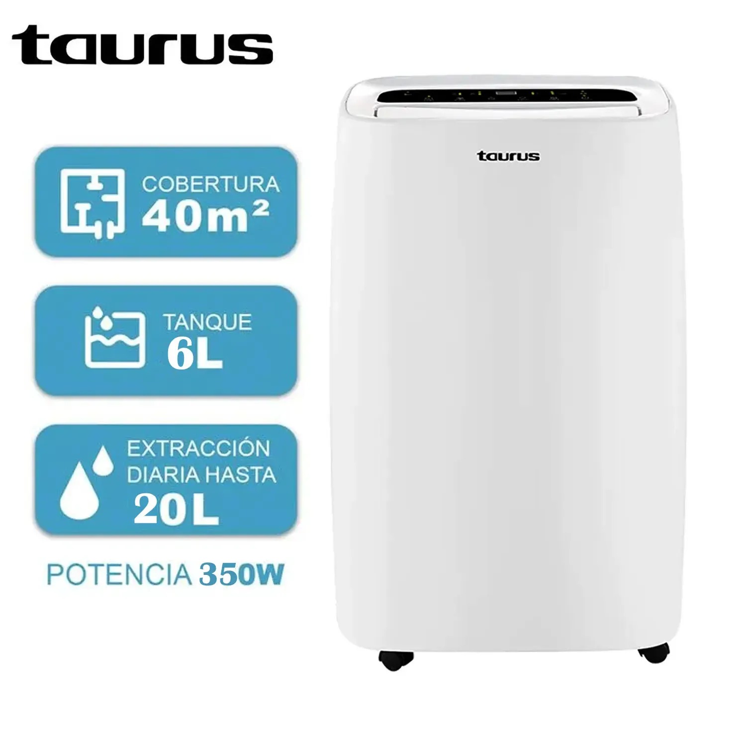 DESHUMEDECEDOR TAURUS DH202 MAX 20 L 350W - 1