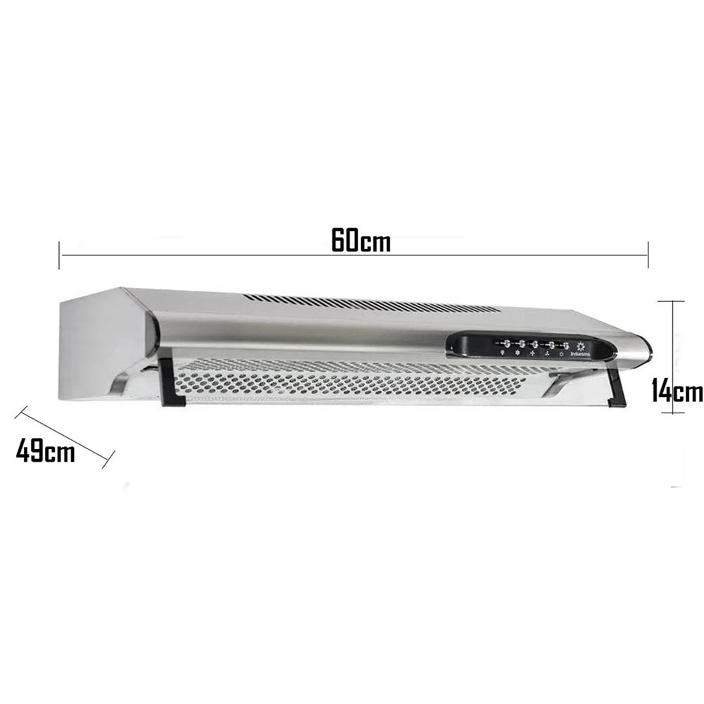 CAMPANA EXTRACTORA 3VELOCIDADES CEI-602CRP 60CM - 4