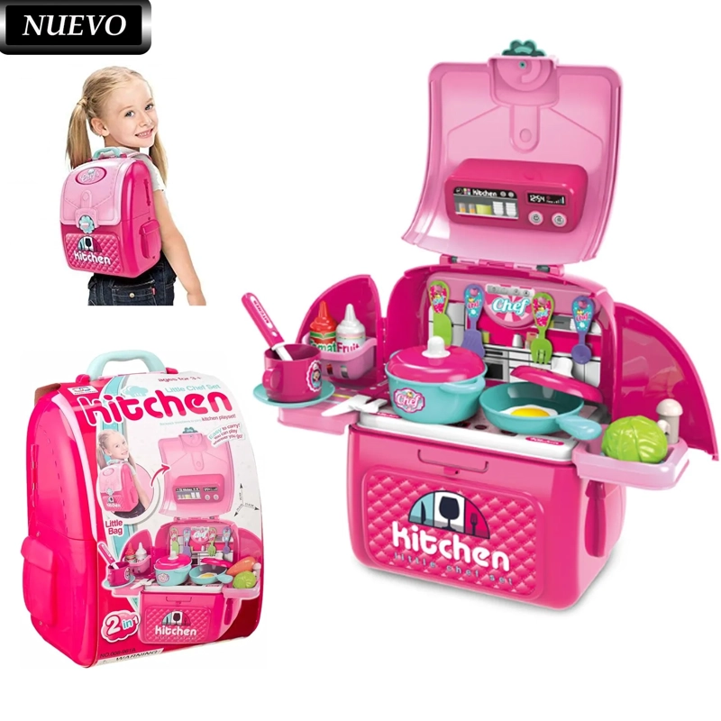 JUGUETE SET DE COCINA MOCHILA 2 EN 1 008-961A - 1