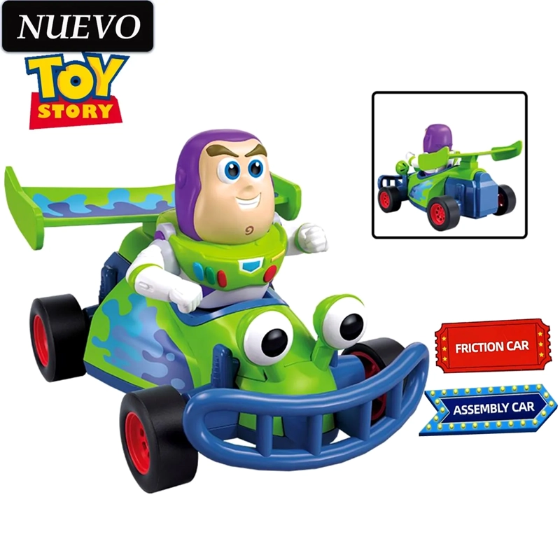 JUGUETE CARRO DE CARRERAS DE FRICCIÓN DE BUZZ LIGHTYEAR 7 PIEZAS - 1