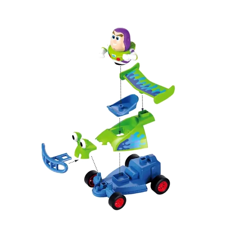 JUGUETE CARRO DE CARRERAS DE FRICCIÓN DE BUZZ LIGHTYEAR 7 PIEZAS - 3