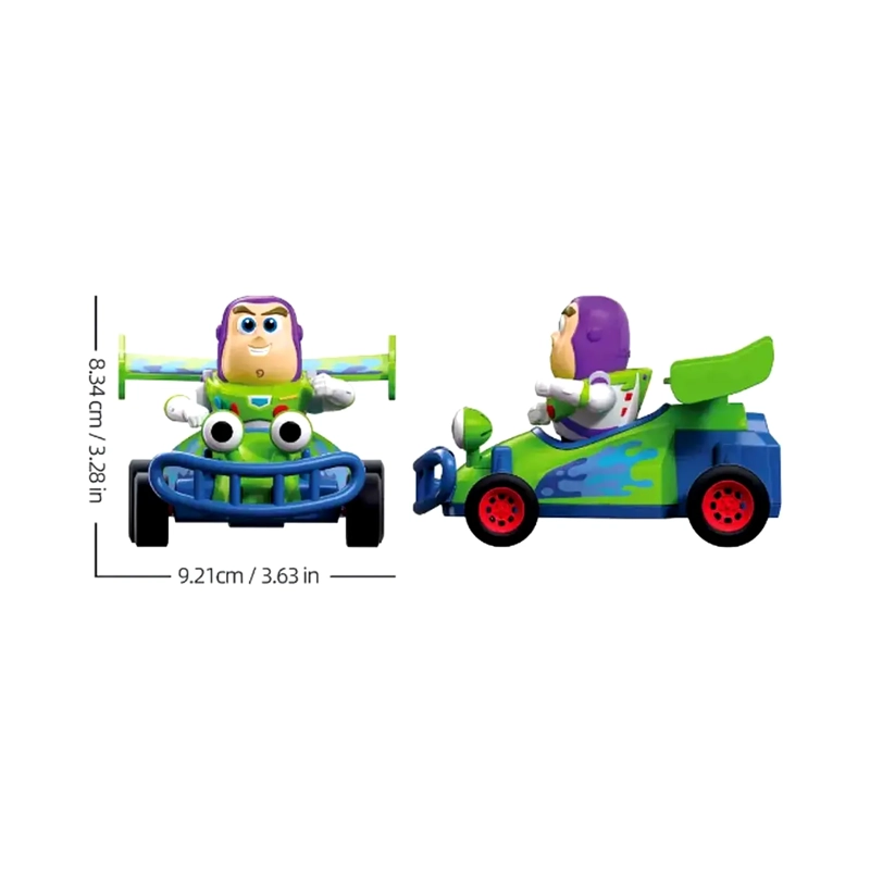 JUGUETE CARRO DE CARRERAS DE FRICCIÓN DE BUZZ LIGHTYEAR 7 PIEZAS - 4