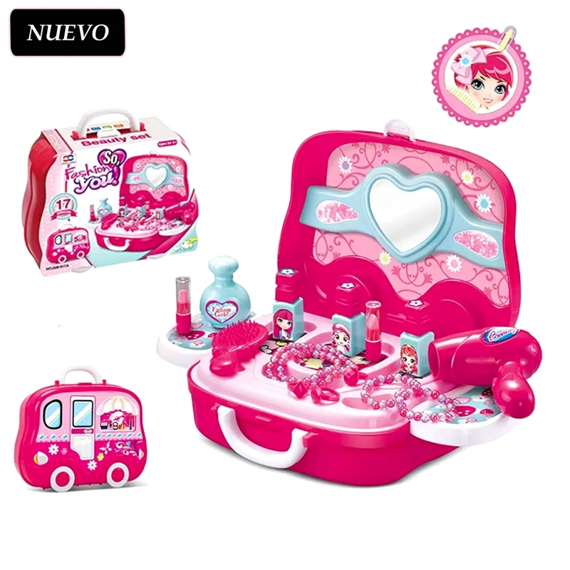 JUGUETE SET DE BELLEZA LONCHERA CON RUEDA 2 EN 1 008-917A - 1
