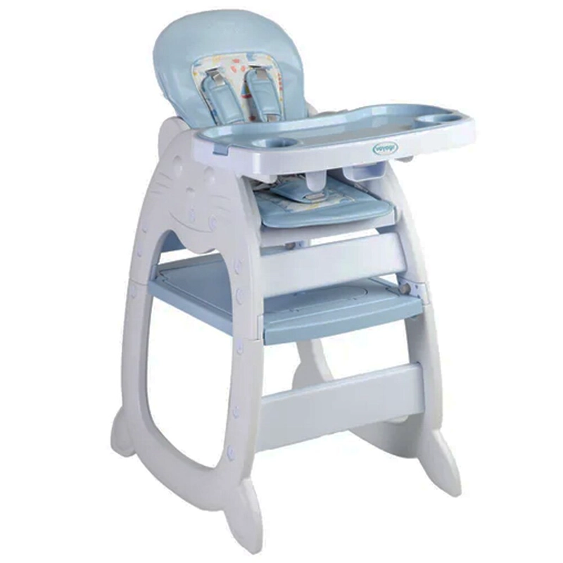 SILLA DE COMER GATO 3 EN 1 AZUL - 4