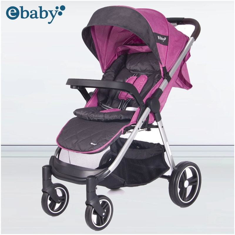 COCHE DE PASEO «ATTON DELUX» EBABY ROSADO - 2