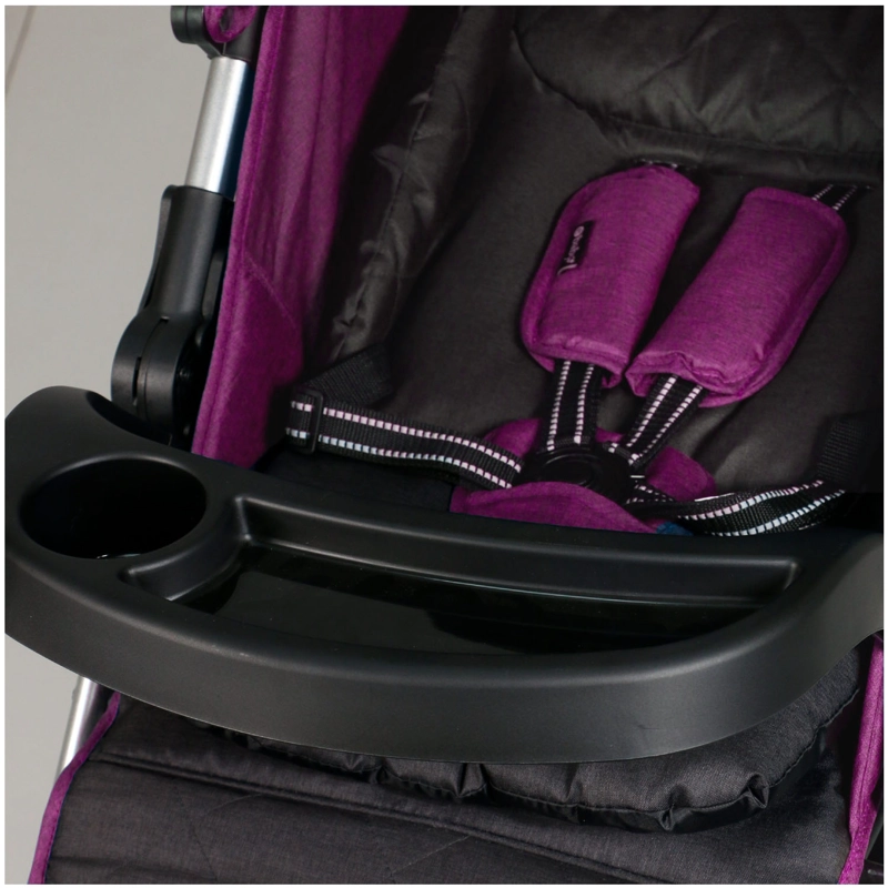 COCHE DE PASEO «ATTON DELUX» EBABY ROSADO - 5