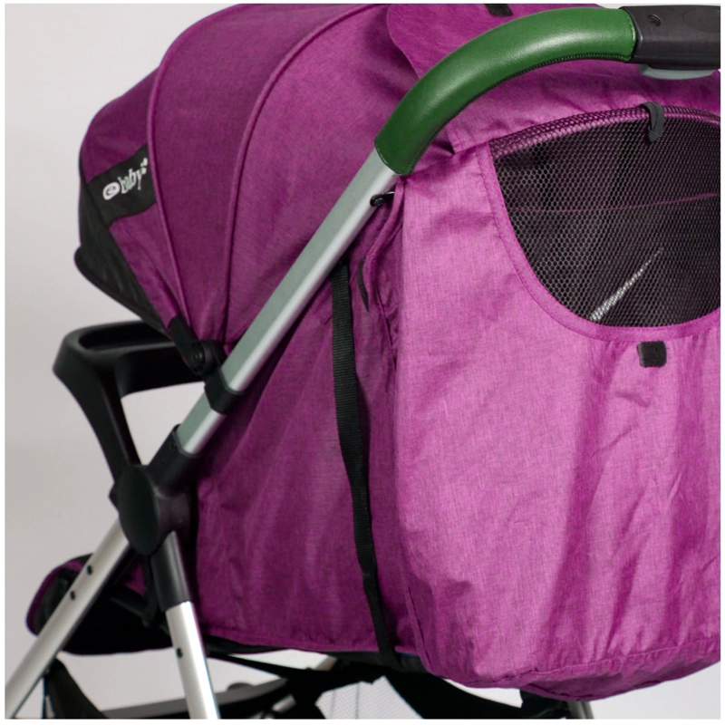 COCHE DE PASEO «ATTON DELUX» EBABY ROSADO - 6