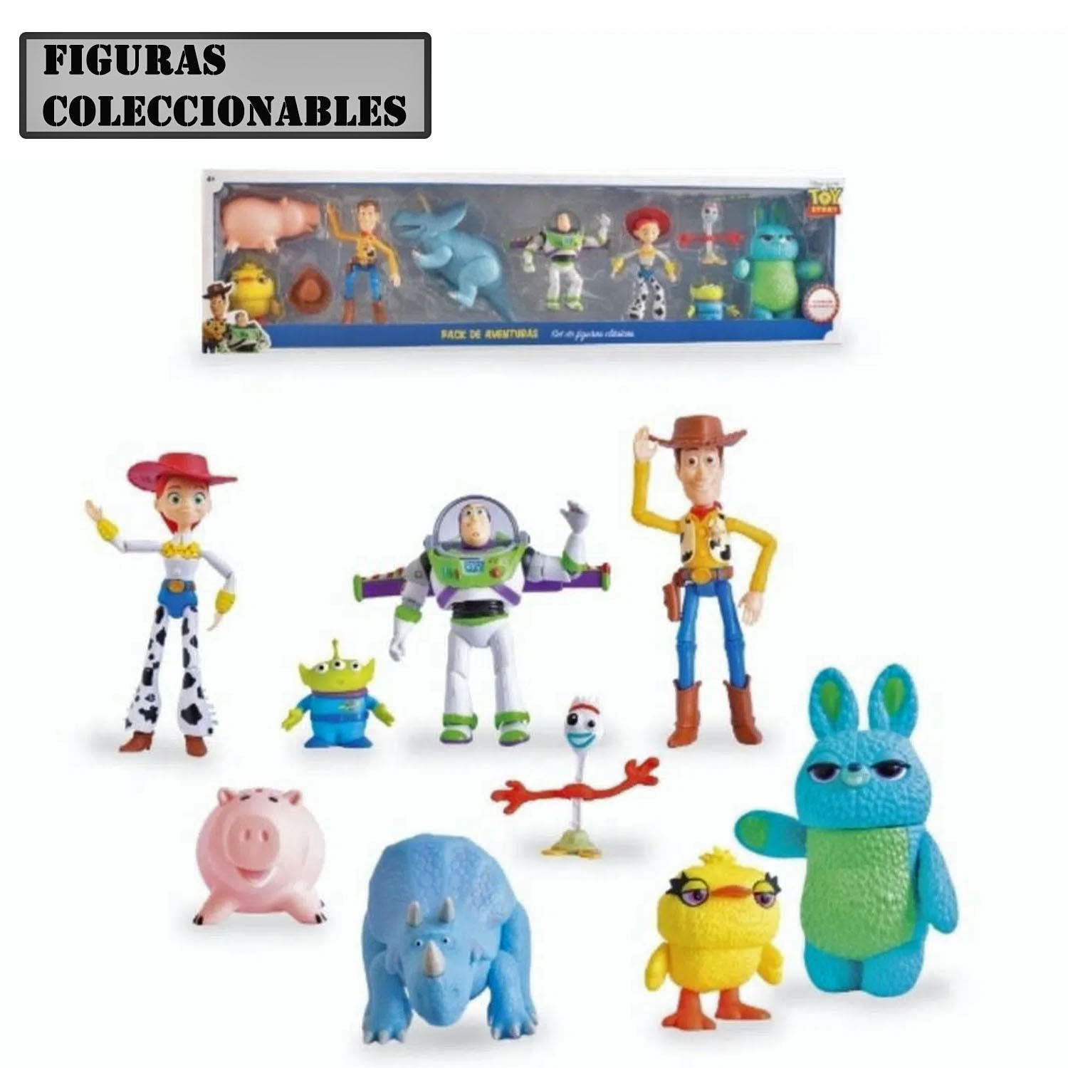 MUÑECOS DE JEBE TOY STORY ARTICULADOS SET DE 9 MODELO 2 - 1