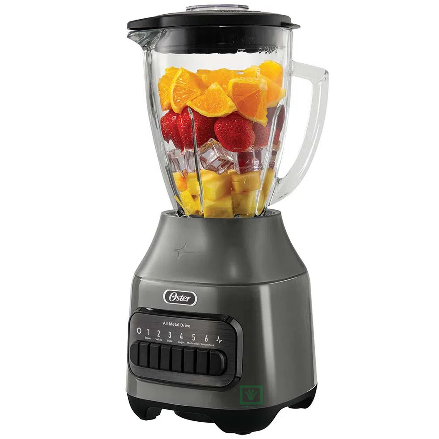LICUADORA 1.5L OSTER CON 6 VELOCIDADES BLSTPEG GPB GRIS - 2