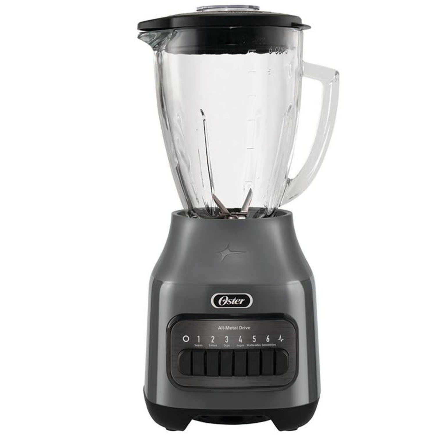 LICUADORA 1.5L OSTER CON 6 VELOCIDADES BLSTPEG GPB GRIS - 3