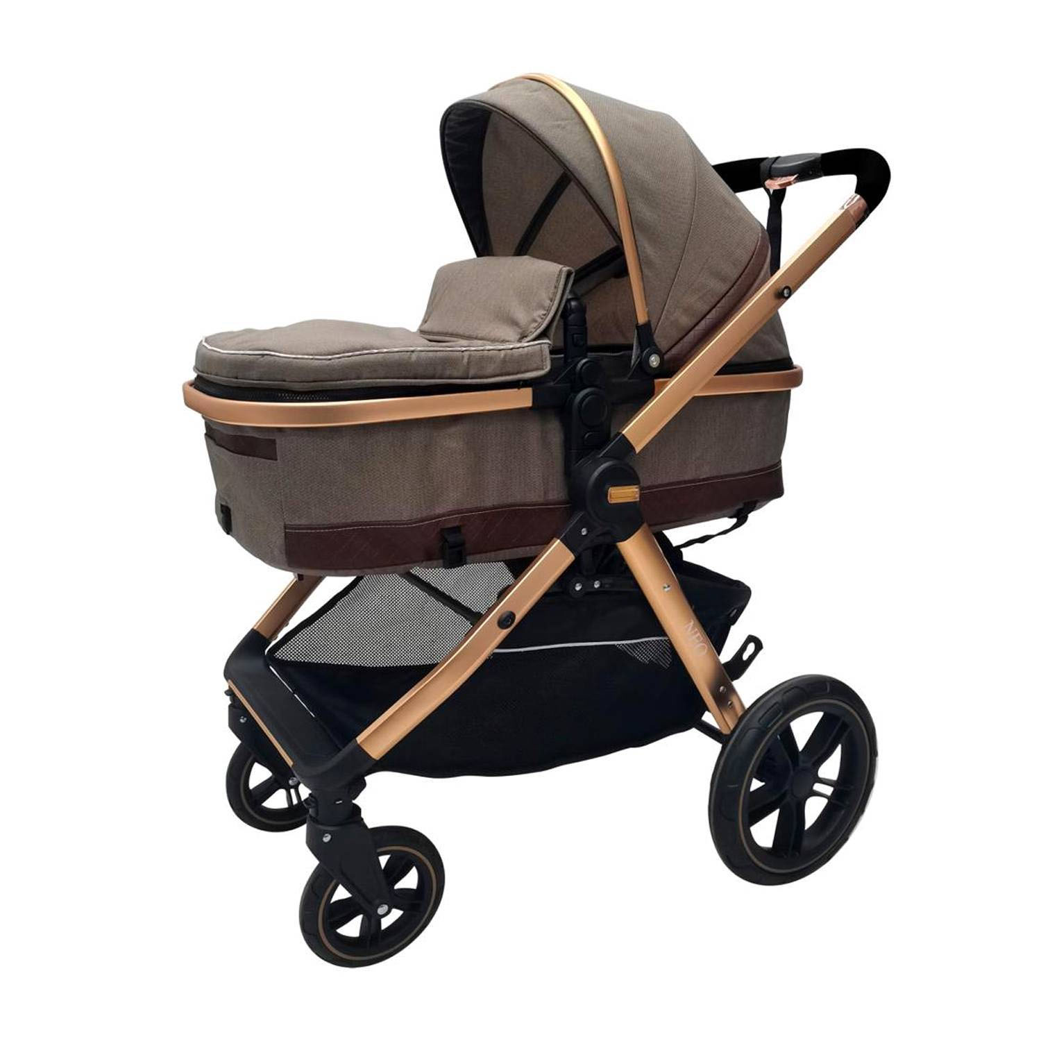 COCHE CUNA MOISES DE LUJO «NEO» BEIGE - 2