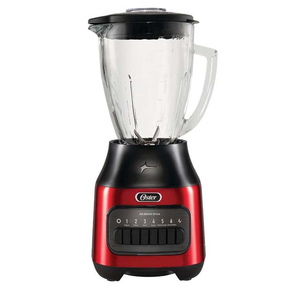 LICUADORA 1.5L DE 6 VELOCIDADES OSTER BLSTPEG-CPB ROJO - 1