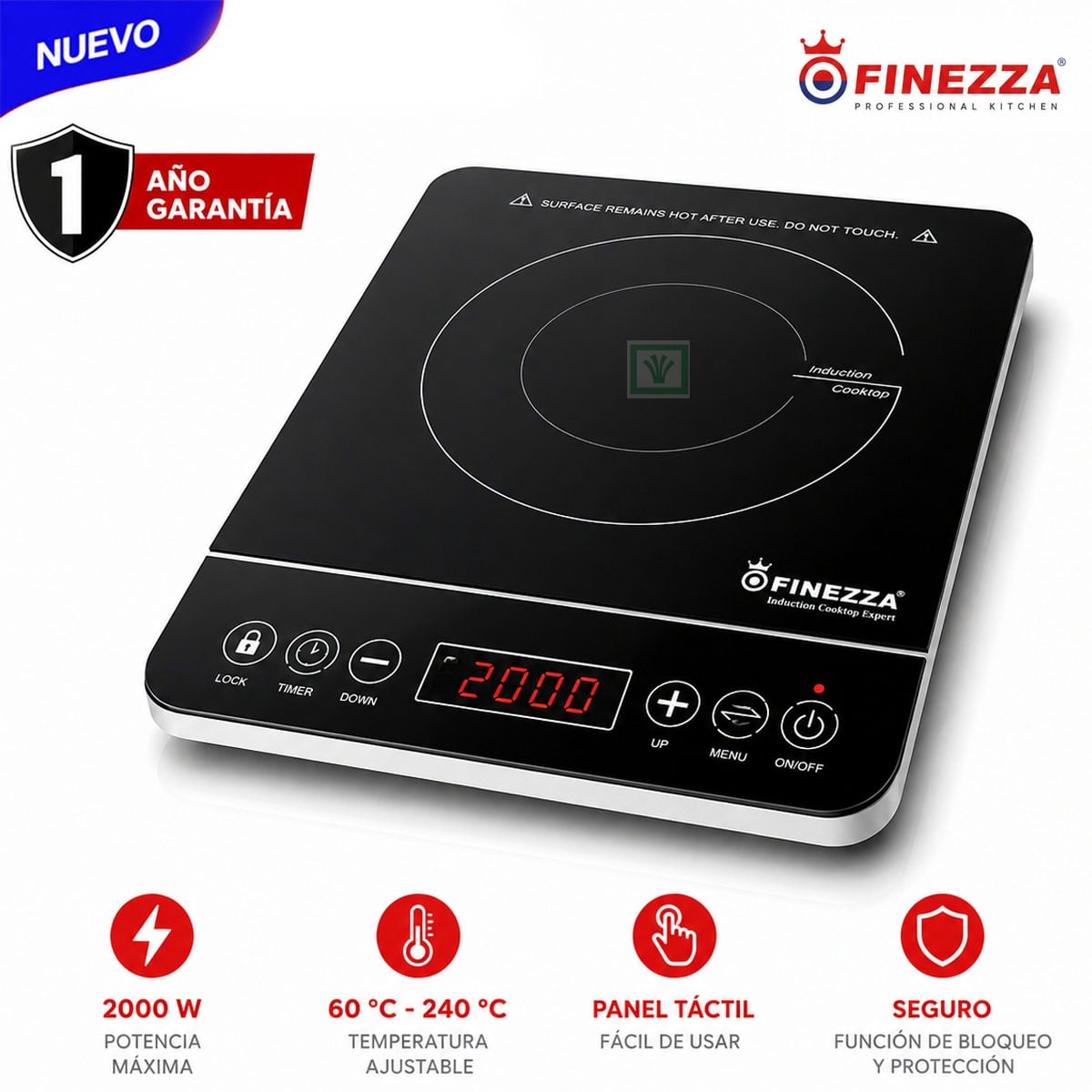 COCINA DE INDUCCIÓN 1 HORNILLA FINEZZA FZ-312IN-1 - 1