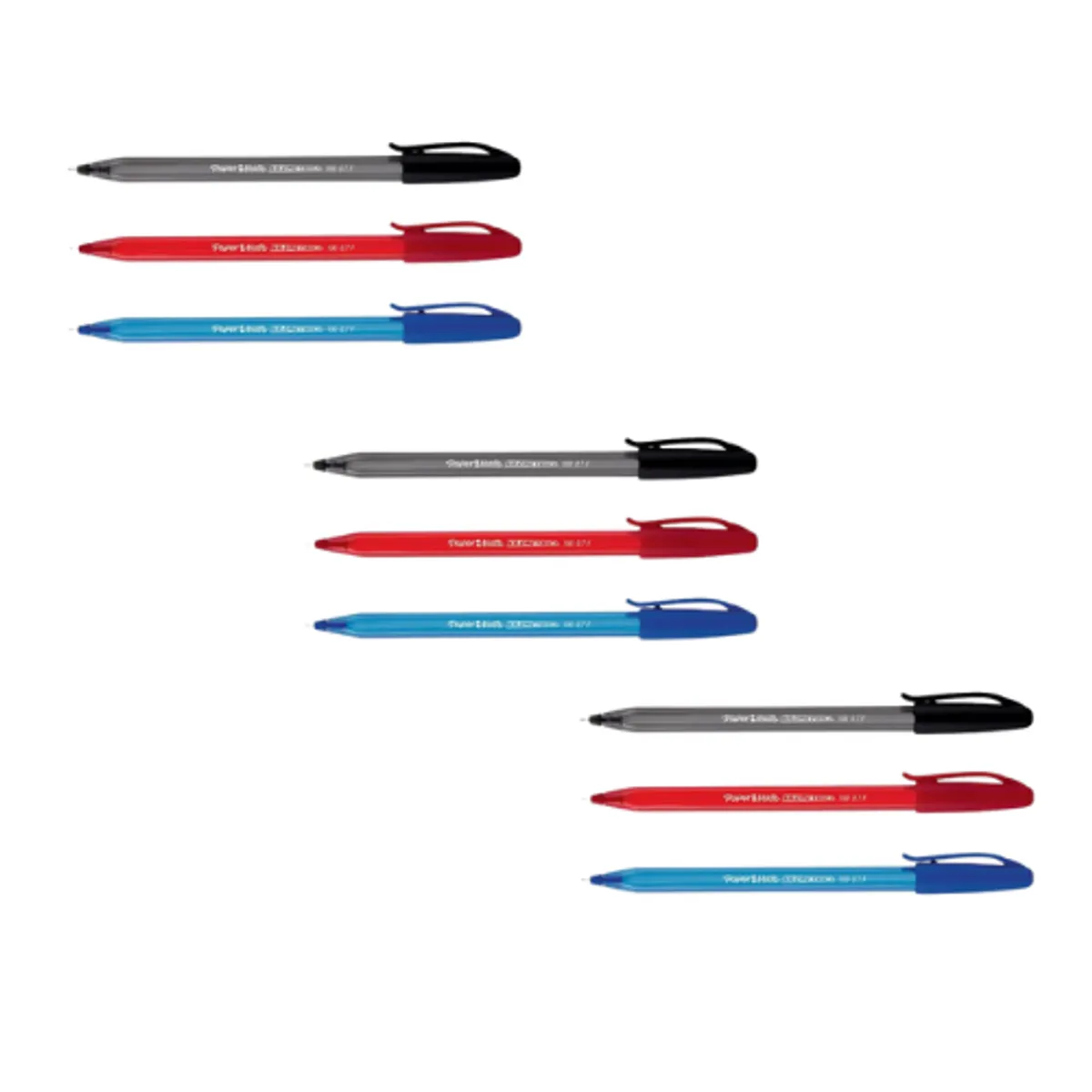 BOLÍGRAFO PAPER MATE KILOMÉTRICO INKJOY PUNTA FINA X3 - 3