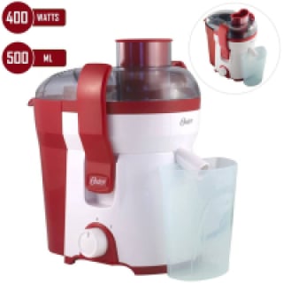 OSTER PLANCHA COMPACT AZUL NIEBLA GCSTBS5001 + EXTRACTOR DE JUGOS 400W ROJO FPSTJE316R - 2