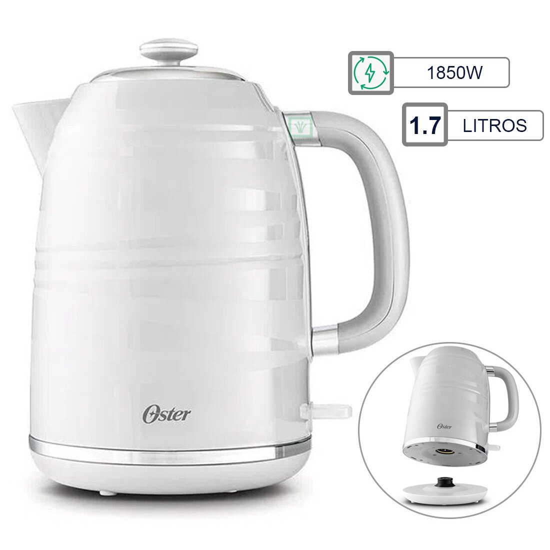 LICUADORA OSTER BLST4655 700W - HERVIDOR ELECTRICO 1-7LT BVSTKT4177W - 3