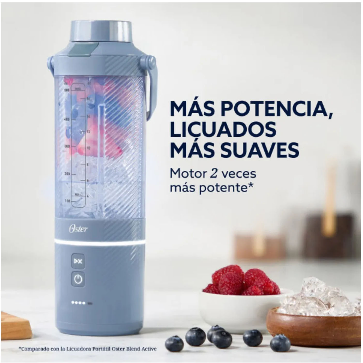 LICUADORA PORTÁTIL OSTER GOMAX, 590 ML , PARA SMOOTHIES, AZUL, BLSTGFP-MH20 - 4