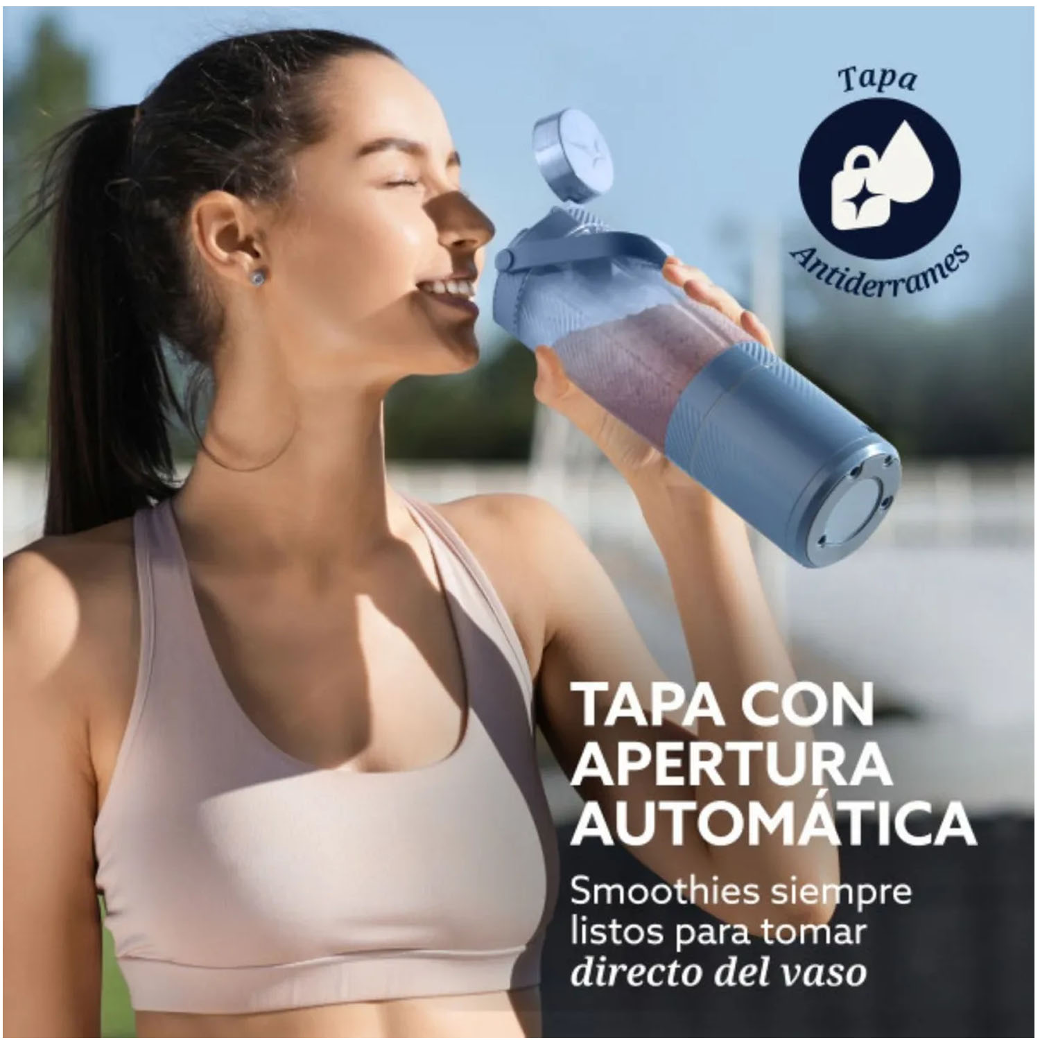LICUADORA PORTÁTIL OSTER GOMAX, 590 ML , PARA SMOOTHIES, AZUL, BLSTGFP-MH20 - 6
