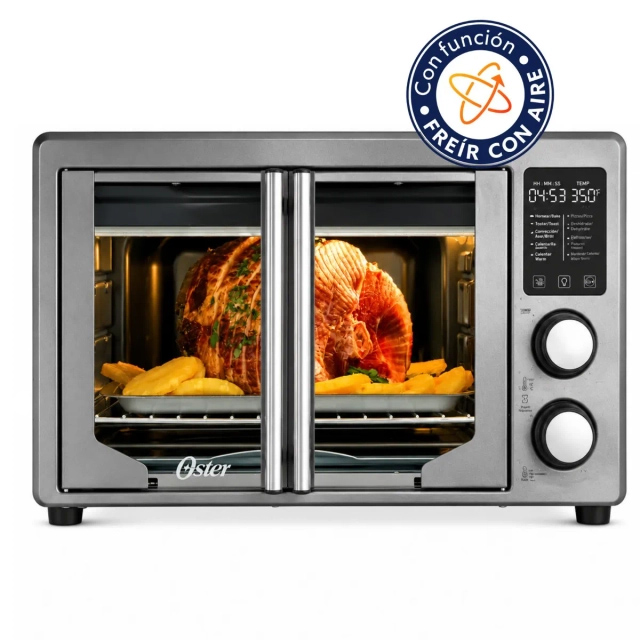 HORNO CON FREIDORA DE AIRE DIGITAL OSTER® DE 42 LITROS, PUERTAS FRANCESAS, TSSTTV42FDDAFNS - 2