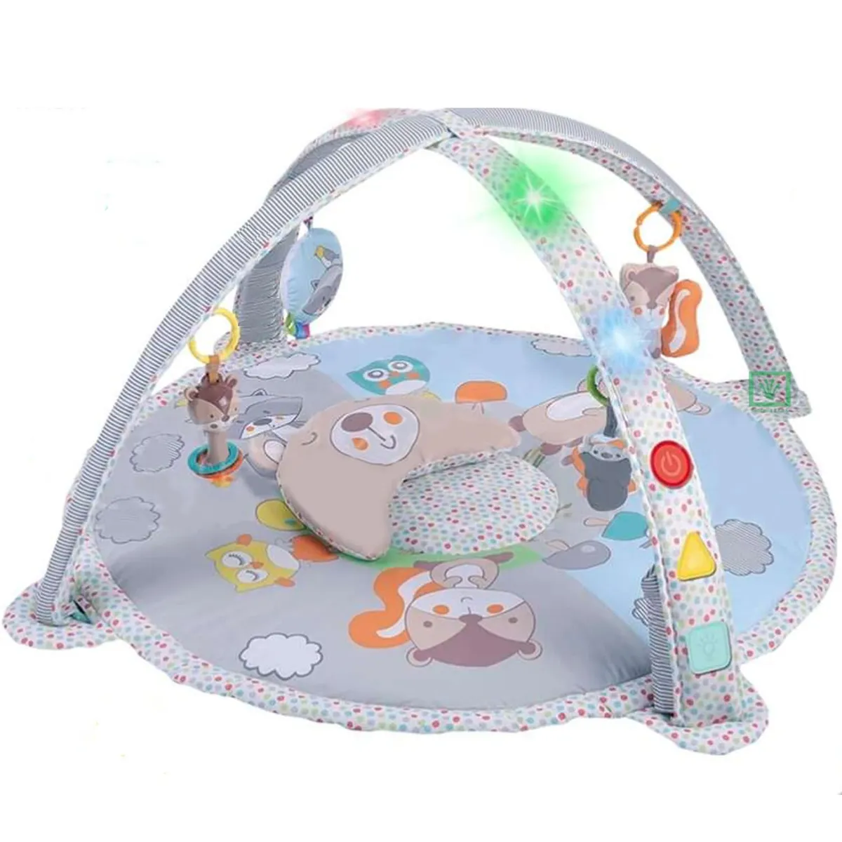 GIMNASIO MUSICAL CON LUCES SONIDOS Y ALMOHADA KONIG KIDS - 2