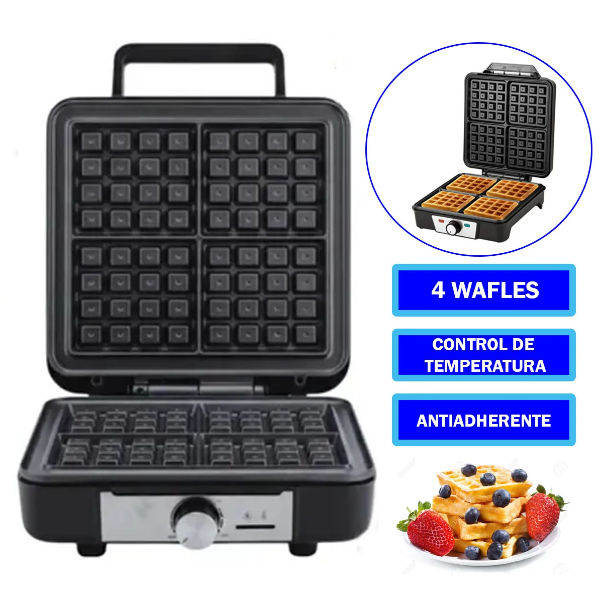 WAFLERA FINEZZA MAKER ANTIADHERENTE FZ-812WF - 1