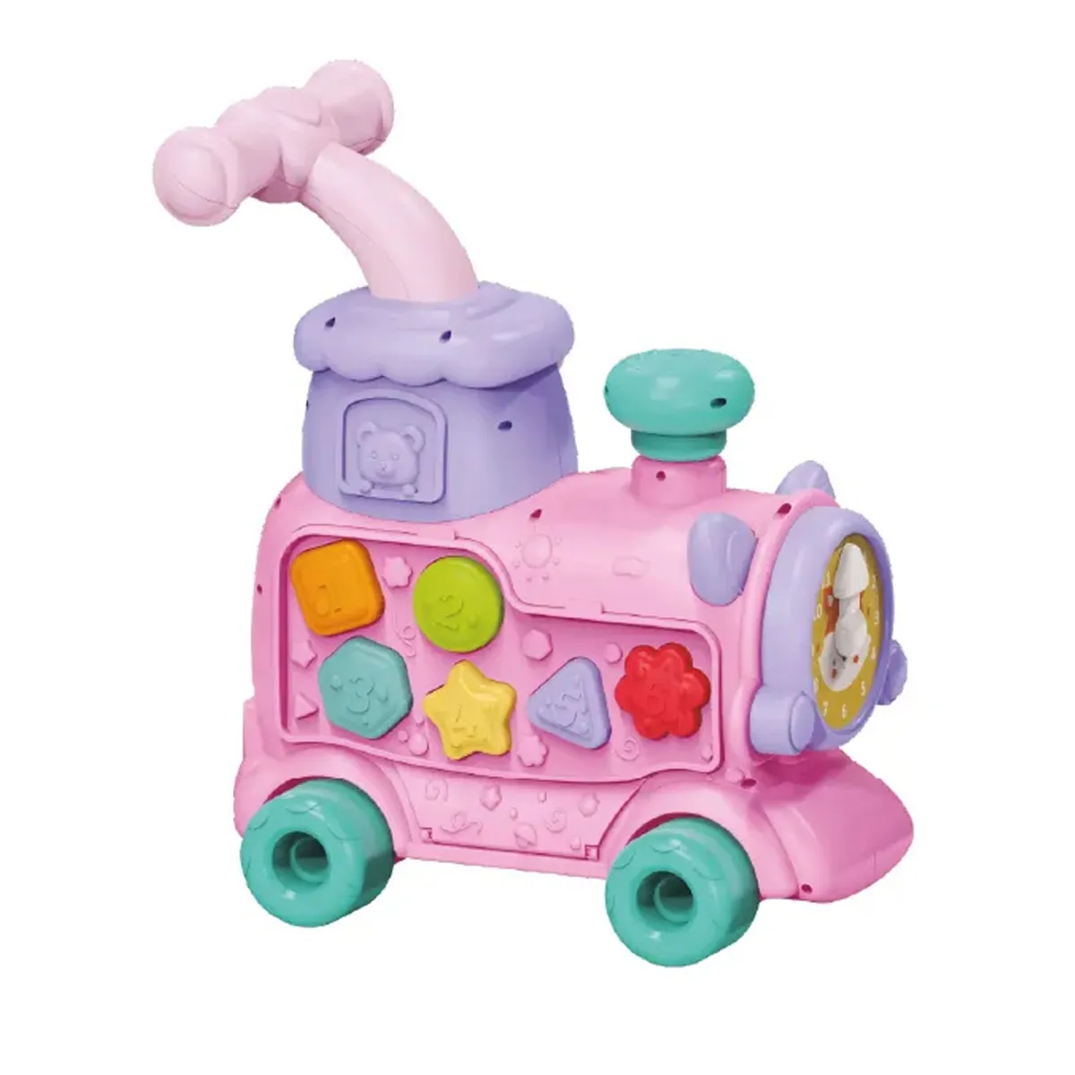 CAMINADOR MULTIFUNCIONAL 'TRAIN WALKER' 5 EN 1 ROSADO - 6