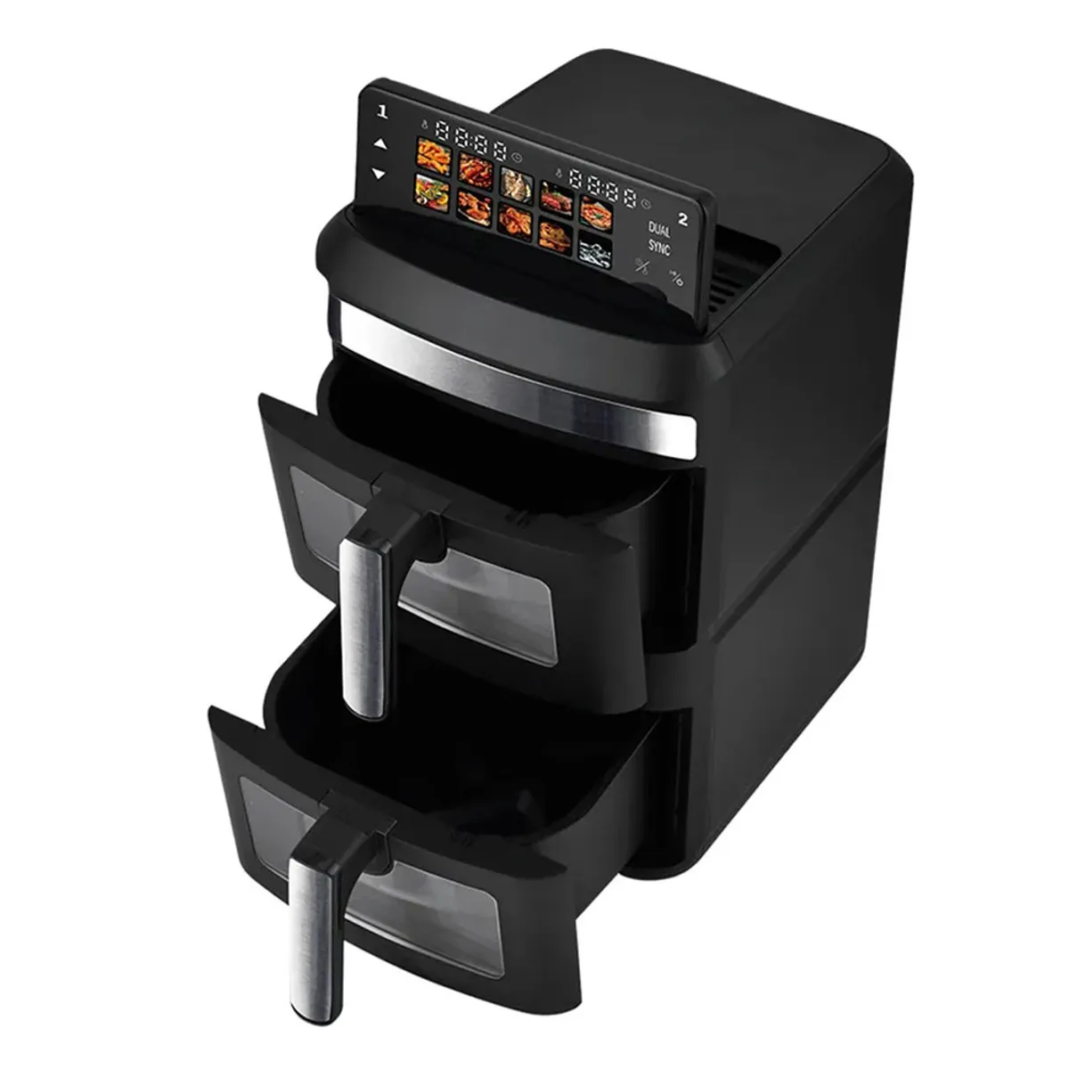 FREIDORA DE AIRE DIGITAL TAURUS DOBLE COMPARTIMIENTO DUO AIR TOWER 13 LITROS - 6