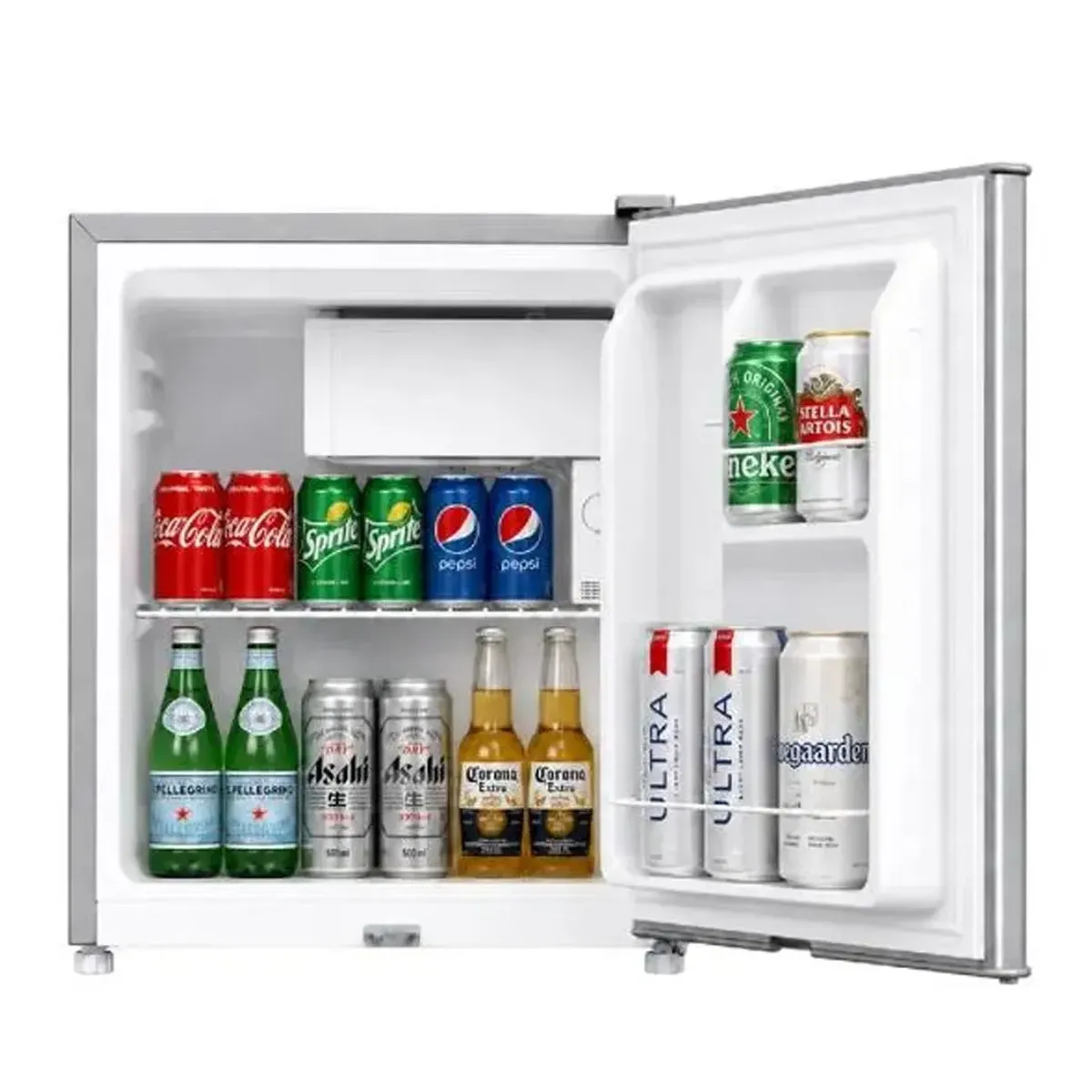 FRIGOBAR 42 L BRUTOS INOX MABE RMF02PRX1 CON LLAVE - 4