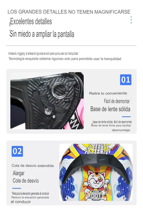 CASCO MOTO CES DOBLE VISOR CON ALERON CAMU VERDE - 3
