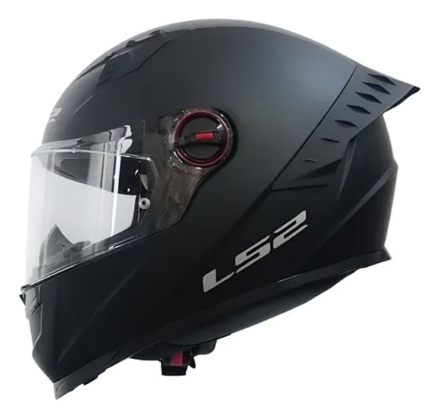 CASCO MOTO LS2 COSMOS NEGRO MATE TRANSPARENTE ECER 2206 - L - 1