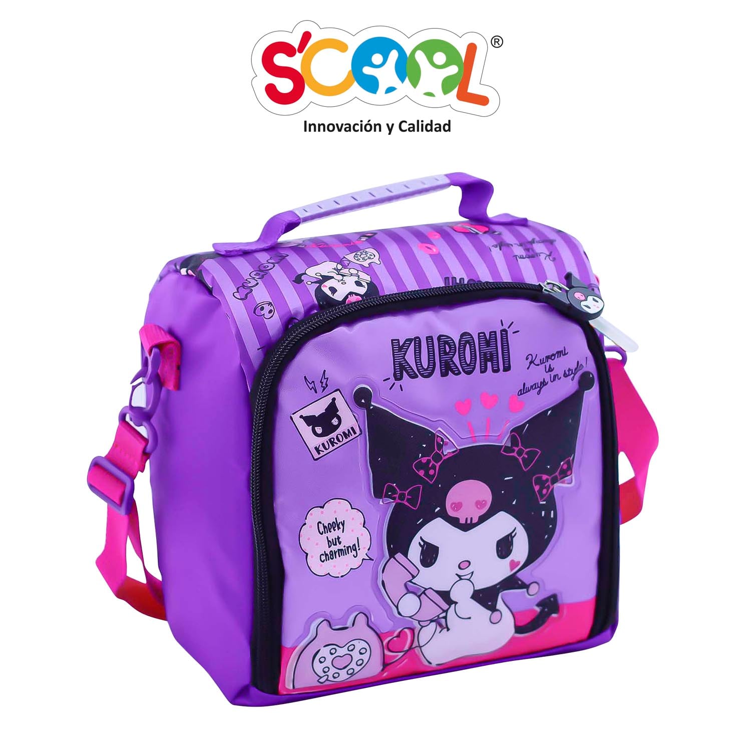 SET MOCHILA PICK SCOOL MAGIC TELA CPVC KUROMI - 4