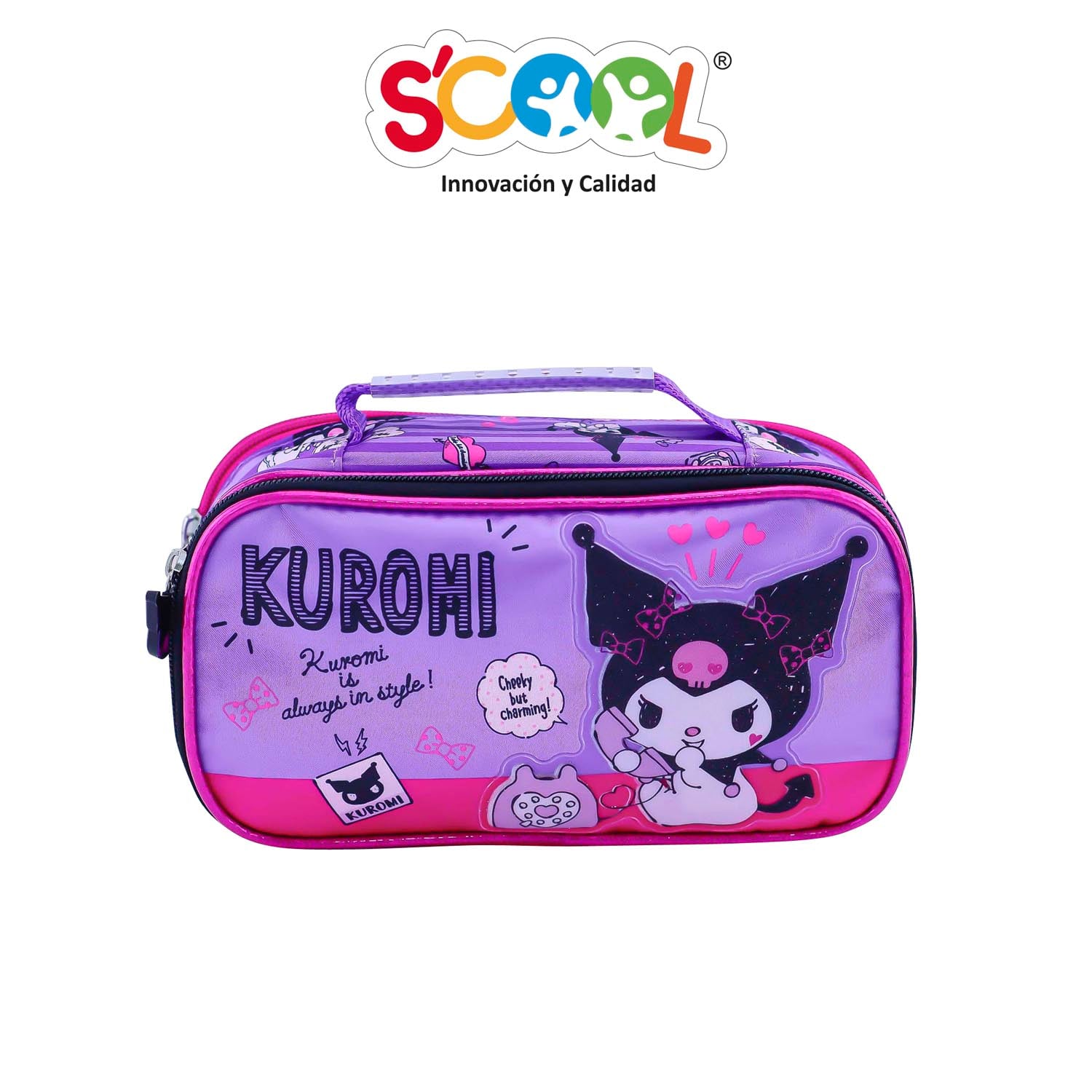 SET MOCHILA PICK SCOOL MAGIC TELA CPVC KUROMI - 6