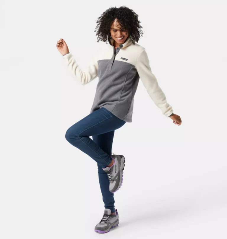 POLERA COLUMBIA PARA MUJER BENTON SPRINGS GREY - 4
