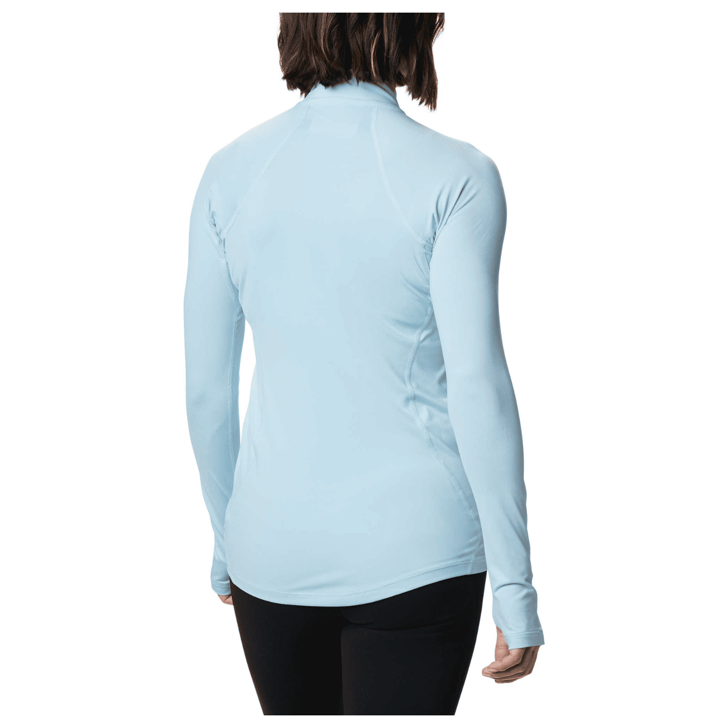 CAMISETA TERMICA INTERIOR MUJER COLUMBIA MIDWEIGHT ONMNI HEAT HALF ZIP GREEN - 4