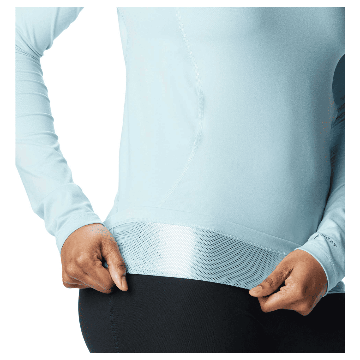 CAMISETA TERMICA INTERIOR MUJER COLUMBIA MIDWEIGHT ONMNI HEAT HALF ZIP GREEN - 6