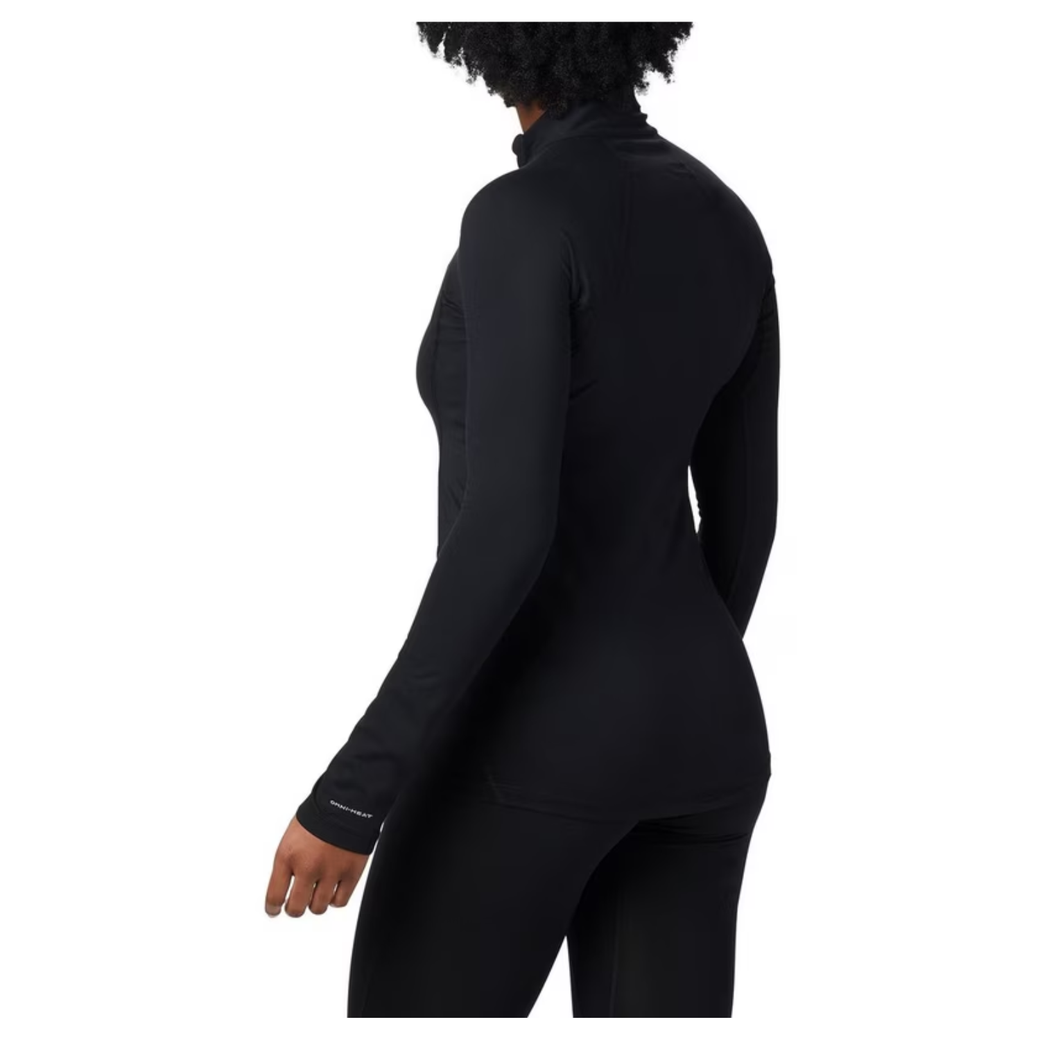 CAMISETA TERMICA INTERIOR MUJER COLUMBIA MIDWEIGHT ONMNI HEAT HALF ZIP BLACK - 3