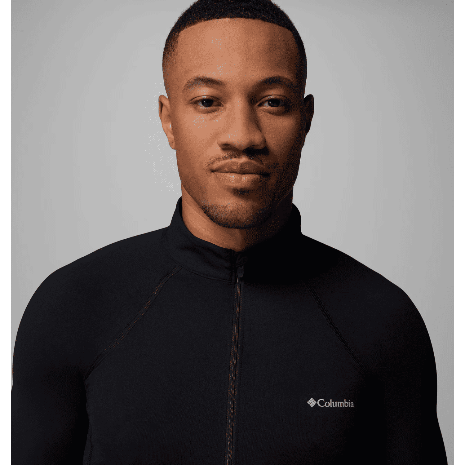CAMISETA TERMICA INTERIOR HOMBRE COLUMBIA MIDWEIGHT ONMNI HEAT HALF ZIP BLACK - 2