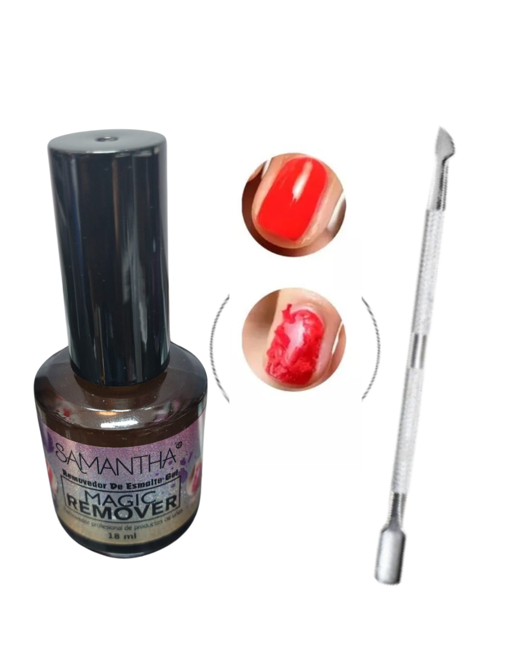 DUO REMOVEDOR + REPUJADOR DE ESMALTE GEL - 1