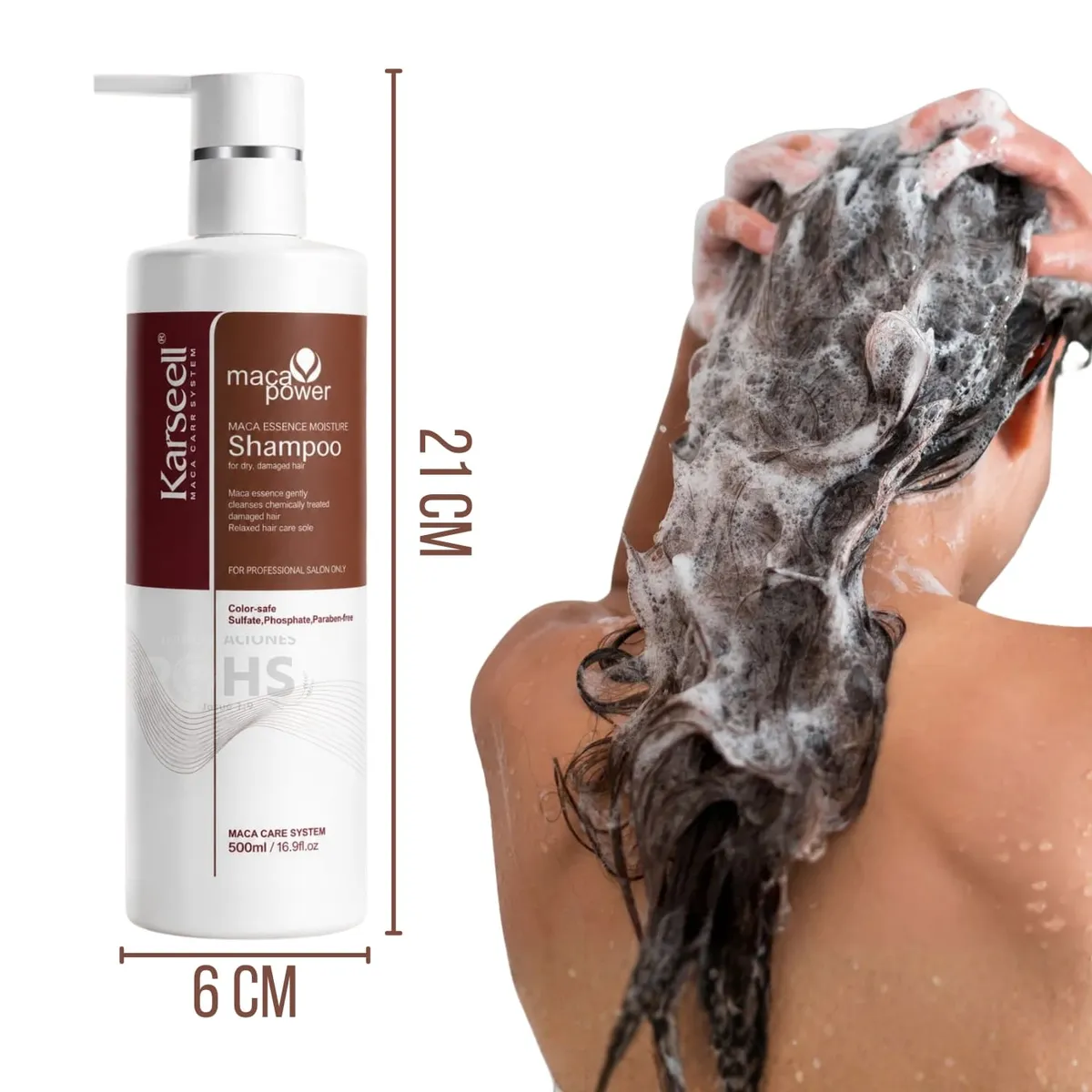 Shampoo Karseell Con Esencia De Maca Cuidado Capilar Profesional - 2