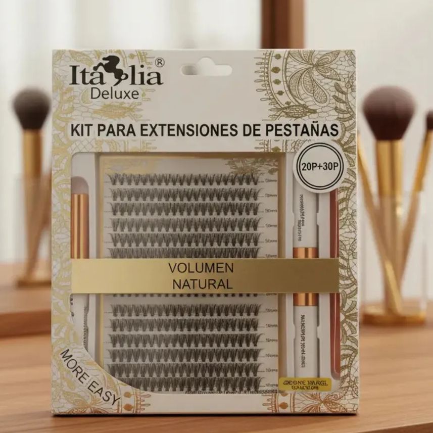 KIT EXTENSION DE PESTAÑAS ITALIA DE LUXE - 1
