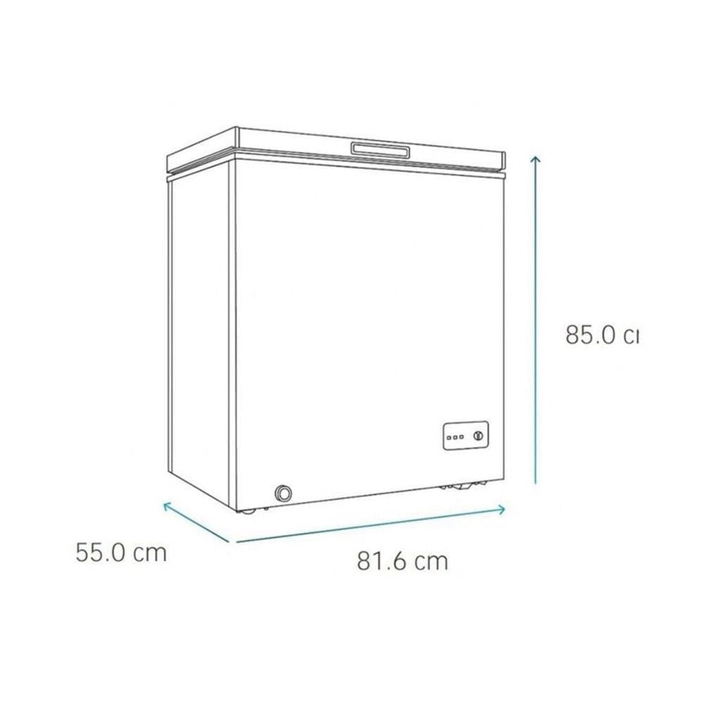 CONGELADORA HORIZONTAL MABE 198L CHM200PB3 BLANCO - 3