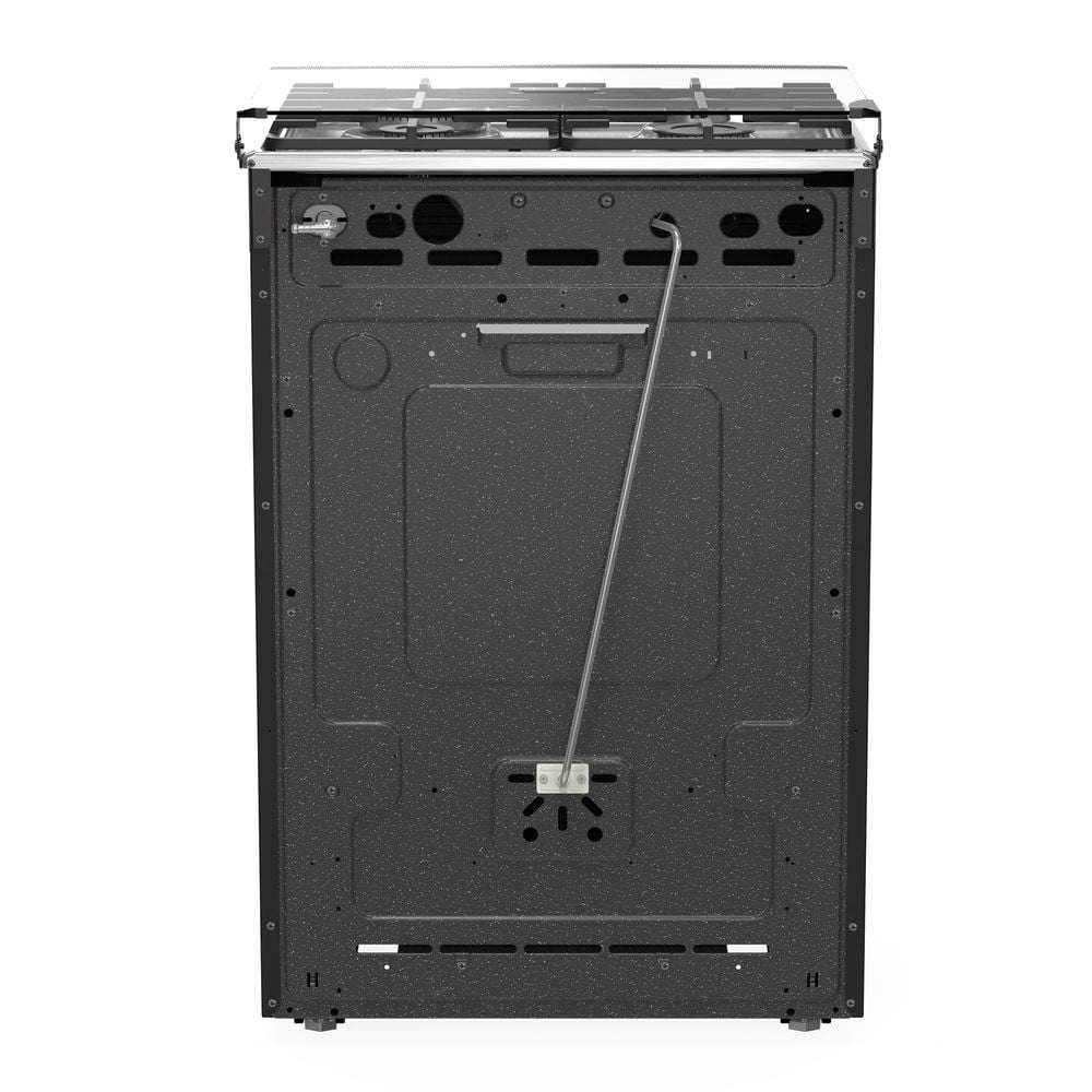 COCINA DE PIE A GAS 4 HORNILLAS CMP6040FN0 MABE NEGRO - 6