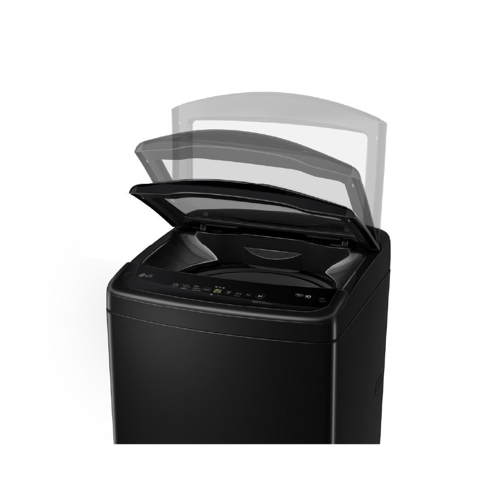 LAVADORA LG TURBODRUM 19 KG CARGA SUPERIOR ONYX NEGRO - WT19OBVTB - 4