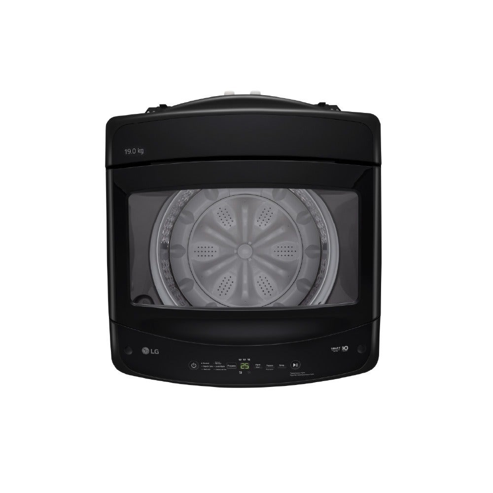 LAVADORA LG TURBODRUM 19 KG CARGA SUPERIOR ONYX NEGRO - WT19OBVTB - 6