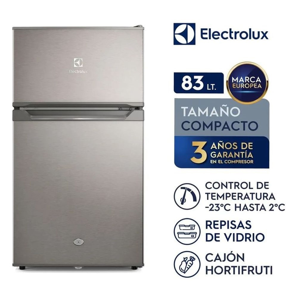 FRIGOBAR ELECTROLUX FROST 83L GRIS ERT95S2P5AS - 1