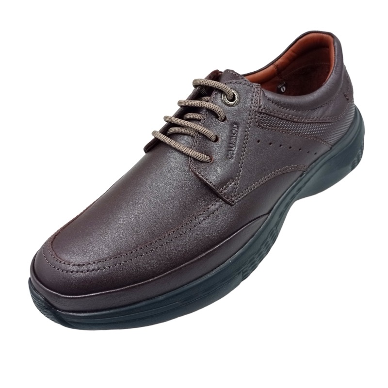 ZAPATOS CASUALES HOMBRE CALIMOD CUERO CAFÉ URBANO - 1