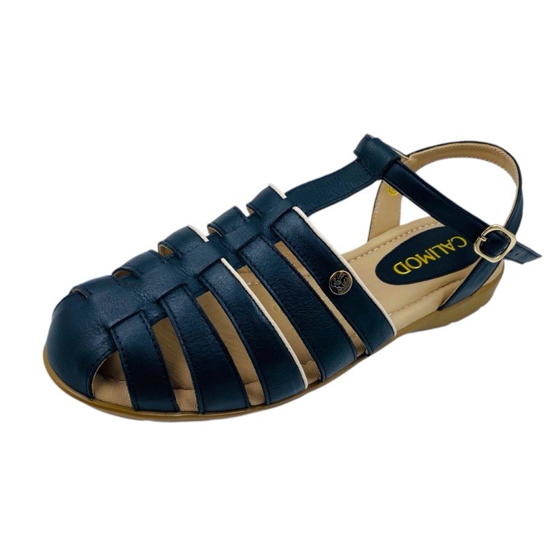 SANDALIAS MUJER CALIMOD FEMM CUERO NEGRO - 1