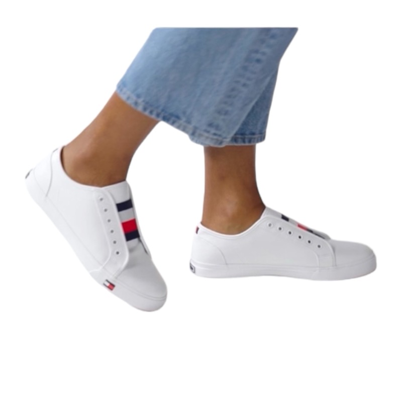 ZAPATILLAS MUJER TOMMY HILFIGER URBANAS BLANCO WOMEN`S - 6