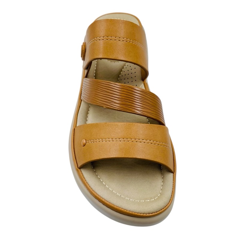 SANDALIA ROMANA 60-2069, LUNA, MUJER, CAMEL