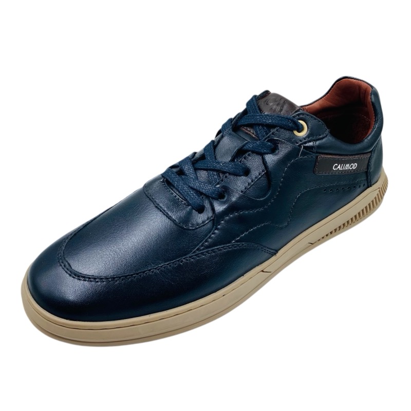 ZAPATOS CASUALES URBANOS HOMBRE CALIMOD CUERO NEGRO - 1